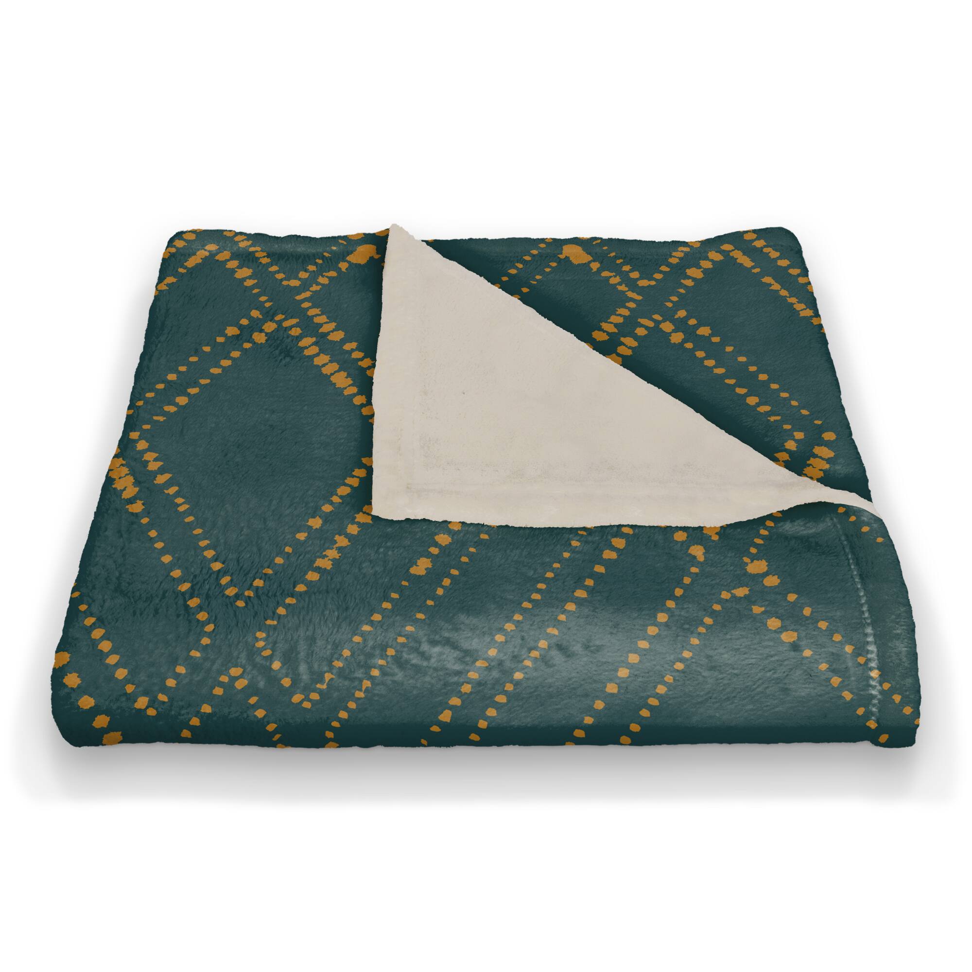Diamond Coral Fleece Blanket